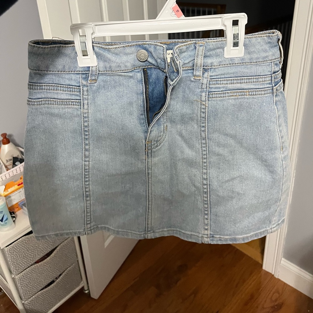 Light wash Jean skirt